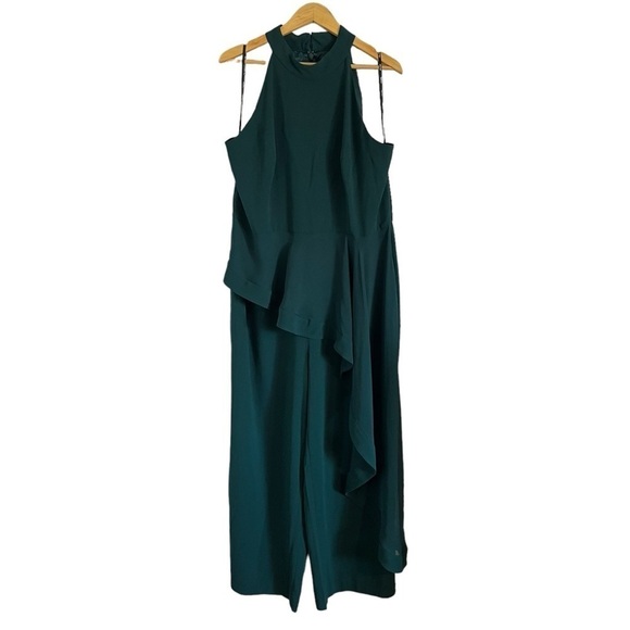 CITY CHIC Class Halter Jumpsuit in Emerald - Picture 2 of 11